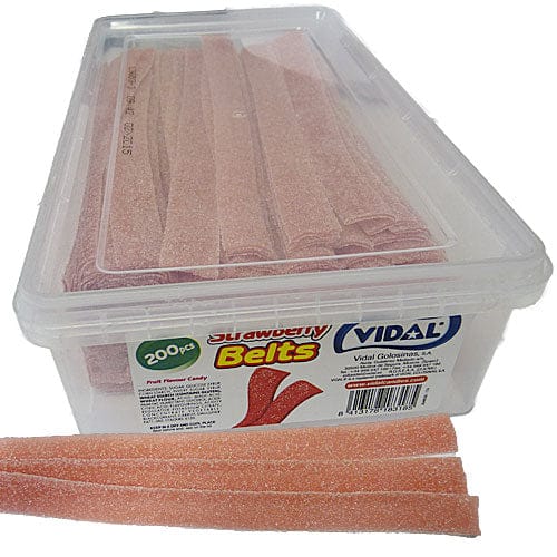 Strawberry Chewy Belts - Halal