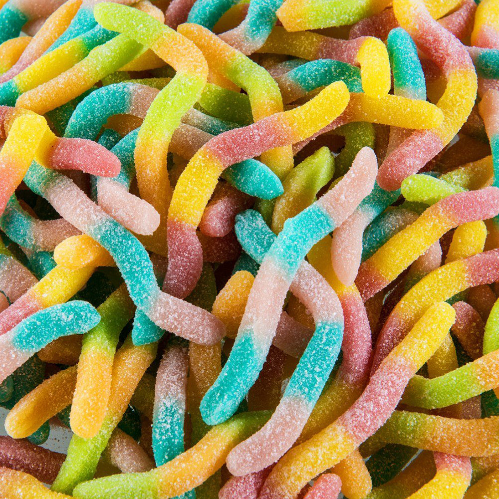 Sour Jelly Worms - Halal